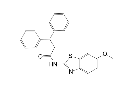 N-(6-methoxy-1,3-benzothiazol-2-yl)-3,3-diphenylpropanamide