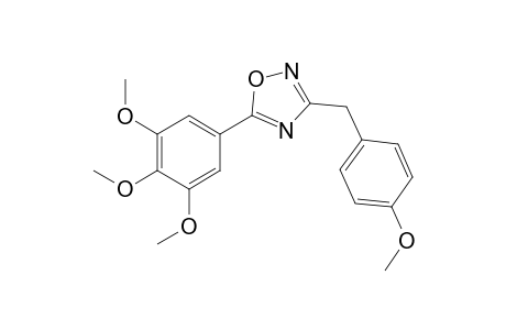 3-(4-Methoxybenzyl)-5-(3,4,5-trimethoxyphenyl)-1,2,4- oxadiazole