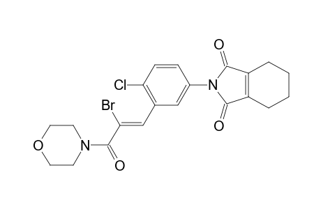 Morpholine, 4-[2-bromo-3-[2-chloro-5-(1,3,4,5,6,7-hexahydro-1,3-dioxo-2H-isoindol-2-yl)phenyl]-1-oxo-2-propenyl]-