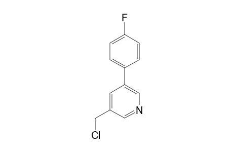 5-(4-FLUOROPHENYL)-3-(CHLOROMETHYL)-PYRIDINE