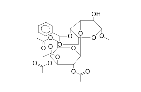 METHYL 4,6-O-BENZYLIDENE-3-O-(2,3,4,6-TETRA-O-ACETYL-BETA-D-GLUCOPYRANOSYL)-BETA-D-GALACTOPYRANOSIDE