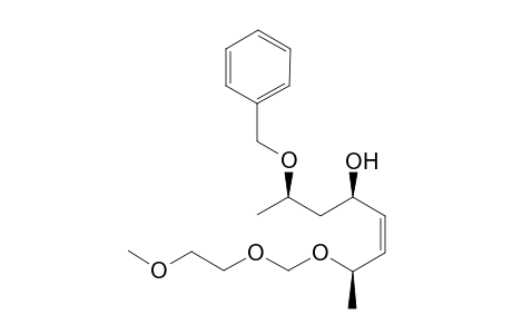 (Z)-(2R,4R,7R)-2-Benzyloxy-7-[(2'-methoxyethoxy)methoxy]-5-octen-4-ol