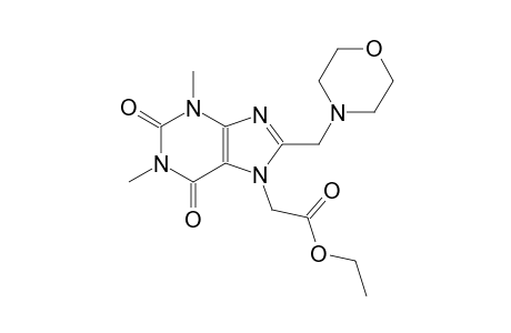 ethyl [1,3-dimethyl-8-(4-morpholinylmethyl)-2,6-dioxo-1,2,3,6-tetrahydro-7H-purin-7-yl]acetate