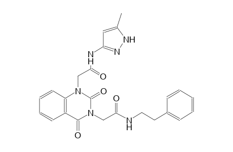 1,3-quinazolinediacetamide, 1,2,3,4-tetrahydro-N~1~-(5-methyl-1H-pyrazol-3-yl)-2,4-dioxo-N~3~-(2-phenylethyl)-