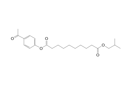 Sebacic acid, 4-acetylphenyl isobutyl ester