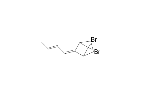 5,5-bis(bromanyl)-6-[(E)-but-2-enylidene]bicyclo[2.1.1]hexane