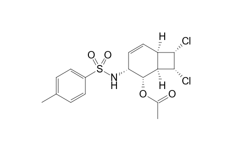 rac-(1R,2S,3R,6R,7S,8R)-7,8-dichloro-3-(4-methylbenzenesulfonamido)-bicyclo[4.2.0]oct-4-en-2-yl acetate