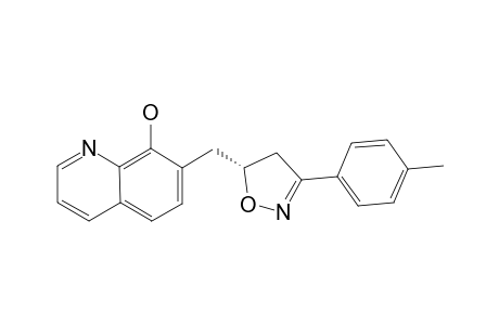 7-(3-PARA-TOLYL-4,5-DIHYDROISOXAZOL-5-YL-METHYL)-QUINOLIN-8-OL