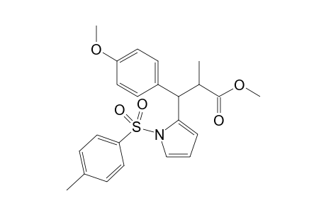 Methyl 3-(4'-methoxyphenyl)-2-methyl-3-(1'-tosyl-1H-pyrrol-2'-yl)propanoate
