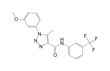 1H-1,2,3-triazole-4-carboxamide, 1-(3-methoxyphenyl)-5-methyl-N-[3-(trifluoromethyl)phenyl]-