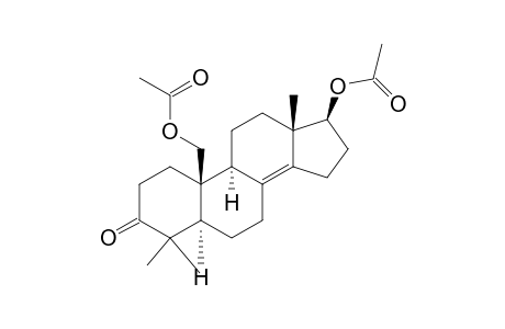 Androst-8(14)-en-3-one, 17,19-bis(acetyloxy)-4,4-dimethyl-, (5.alpha.,17.beta.)-