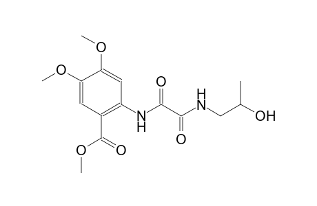 benzoic acid, 2-[[2-[[(2R)-2-hydroxypropyl]amino]-1,2-dioxoethyl]amino]-4,5-dimethoxy-, methyl ester