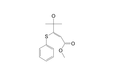 METHYL-(Z)-4-HYDROXY-4-METHYL-3-PHENYLTHIO-2-PENTENOATE