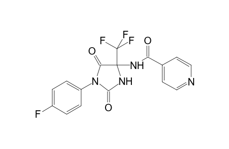 Isonicotinamide, N-[1-(4-fluorophenyl)-2,5-dioxo-4-trifluoromethylimidazolidin-4-yl]-