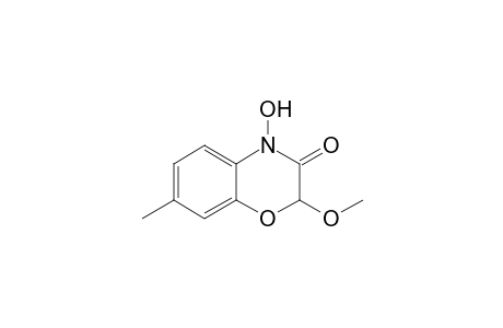 2H-1,4-Benzoxazin-3(4H)-one, 4-hydroxy-2-methoxy-7-methyl-
