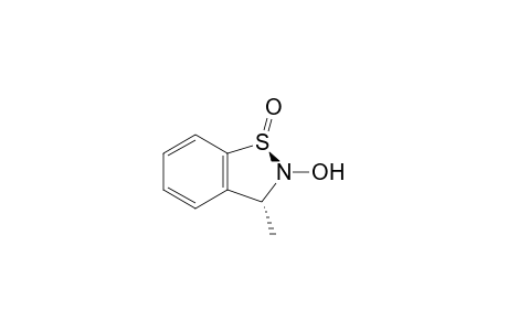 (1R*,3R*)-2,3-Dihydro-2-hydroxy-3-methyl[1,2]benzisothiazole 1-oxide