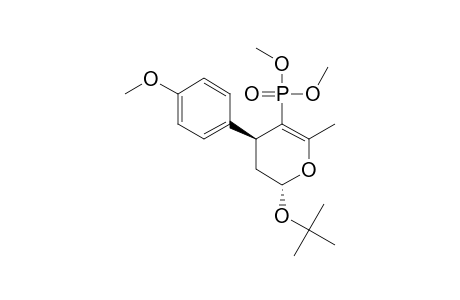 2-TERT.-BUTOXY-5-(DIMETHOXYPHOSPHORYL)-3,4-DIHYDRO-4-(4-METHOXYPHENYL)-6-METHYL-2H-PYRAN;TRANS-ISOMER