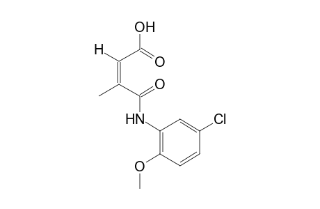 5'-chloro-2'-methoxy-3-methylmaleanilic acid
