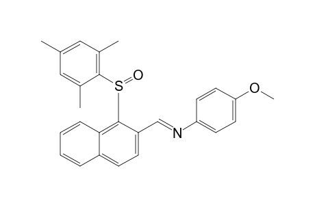 N-(p-Methoxyphenyl)-[1-(2,4,6-trimethylphenylsulfinyl)-2-naphthyl]methanimine
