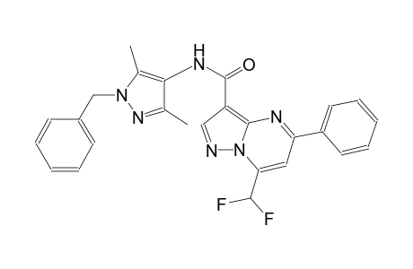 N-(1-benzyl-3,5-dimethyl-1H-pyrazol-4-yl)-7-(difluoromethyl)-5-phenylpyrazolo[1,5-a]pyrimidine-3-carboxamide