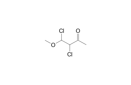 3,4-bis(chloranyl)-4-methoxy-butan-2-one