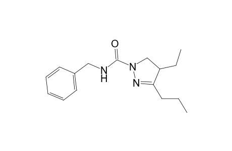 2-Pyrazoline-1-carboxamide, N-benzyl-4-ethyl-3-propyl-
