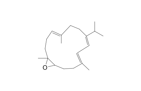 15-Oxabicyclo[12.1.0]pentadeca-4,6,10-triene, 4,10,14-trimethyl-7-(1-methylethyl)-