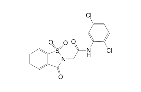 1,2-benzisothiazole-2-acetamide, N-(2,5-dichlorophenyl)-2,3-dihydro-3-oxo-, 1,1-dioxide