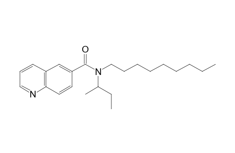 Quinoline-6-carboxamide, N-(2-butyl)-N-nonyl-