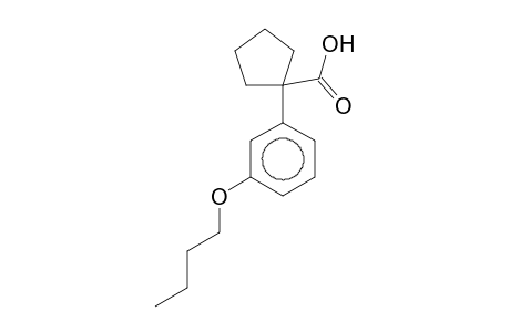 1-(3-Butoxyphenyl)cyclopentanecarboxylic acid