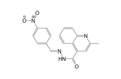 2-methyl-N'-[(E)-(4-nitrophenyl)methylidene]-4-quinolinecarbohydrazide