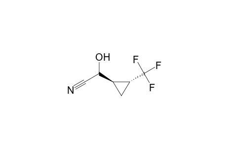 Cyclopropaneacetonitrile, .alpha.-hydroxy-2-(trifluoromethyl)-