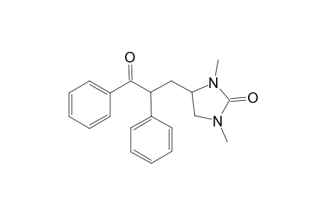 1,3-Dimethyl-4-(3-oxo-2,3-diphenylpropyl)imidazolidin-2-one