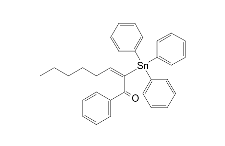 1-Phenyl-2-(triphenylstannyl)-2-octen-1-one