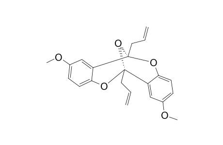 6H,12H-6,12-DIALLYL-2,8-DIMETHOXY-6,12-EPOXYDIBENZO-[B,F]-[1,5]-DIOXOCIN