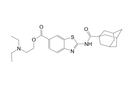 2-(diethylamino)ethyl 2-[(1-adamantylcarbonyl)amino]-1,3-benzothiazole-6-carboxylate
