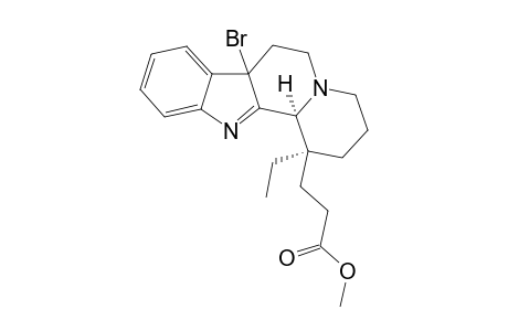 METHYL-3-(7A-BROMO-1-ALPHA-ETHYL-1,2,3,4,6,7,12,12B-OCTAHYDROINDOLO-[2,3-A]-QUINOLIZIN-1-BETA-YL)-PROPIONATE