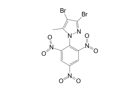 3,4-DIBROMO-5-METHYL-1-(2',4',6'-TRINITROPHENYL)-PYRAZOLE