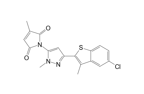 N-[3-(5-chloro-3-methylbenzo[b]thien-2-yl)-1-methylpyrazol-5-yl]-2-methylmaleimide
