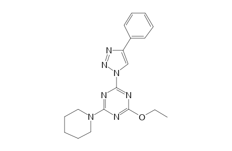 2-Ethoxy-4-(4-phenyl-1,2,3-triazol-1-yl)-6-piperidin-1-yl-1,3,5-triazine