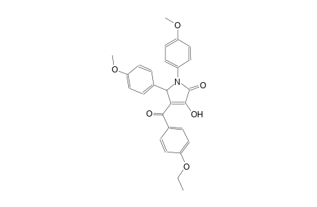 4-(4-ethoxybenzoyl)-3-hydroxy-1,5-bis(4-methoxyphenyl)-1,5-dihydro-2H-pyrrol-2-one