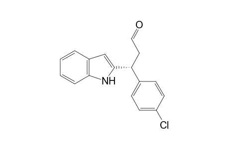 (R)-3-(4-chlorophenyl)-3-(1H-indol-2-yl)propanal