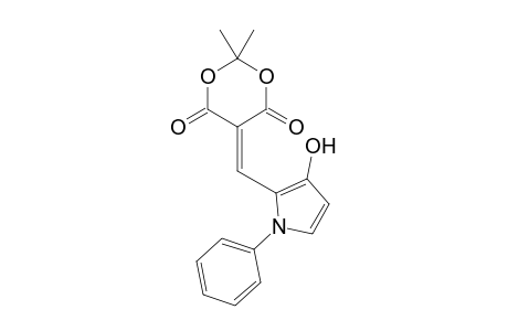 5-[(3-Hydroxy-1-phenylpyrrol-2-yl)methylene]-2,2-dimethyl-1,3-dioxane-4,6-dione