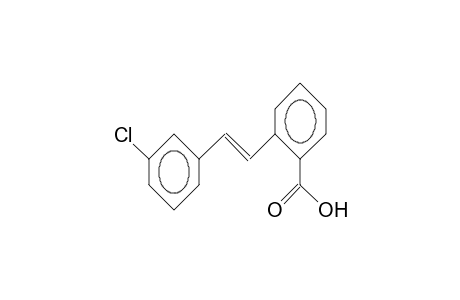 2-(trans-2-[3-Chloro-phenyl]-ethenyl)-benzoic acid