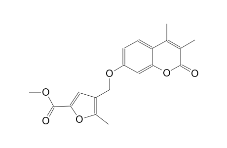 methyl 4-{[(3,4-dimethyl-2-oxo-2H-chromen-7-yl)oxy]methyl}-5-methyl-2-furoate