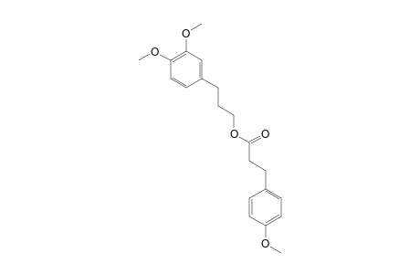 3-(3,4-DIMETHOXYPHENYL)-PROPYL-3-(4-METHOXYPHENYL)-PROPANOATE