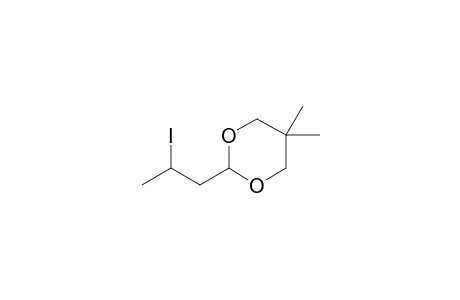 2-(2-iodanylpropyl)-5,5-dimethyl-1,3-dioxane