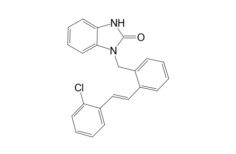 1-{2-[trans-(2-Chlorophenyl)vinyl]benzyl}benzimidazolin-2-one