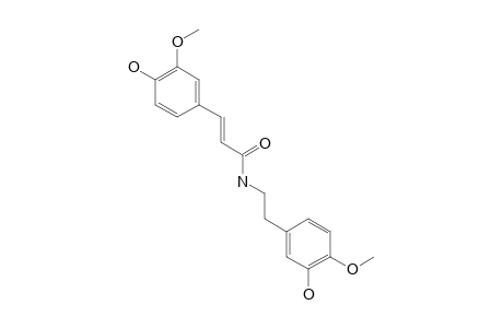 N-TRANS-FERULOYL-4'-O-METHYL-DOPAMINE