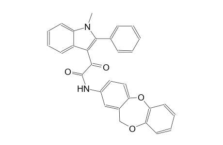 1H-indole-3-acetamide, N-(11H-dibenzo[b,e][1,4]dioxepin-2-yl)-1-methyl-alpha-oxo-2-phenyl-